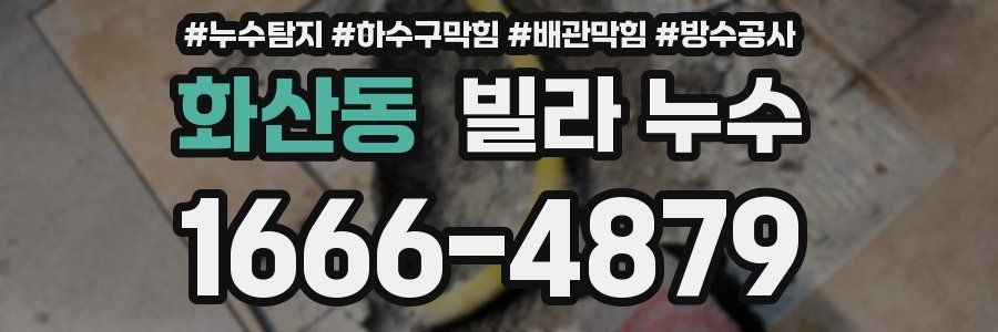 화산동 빌라 누수