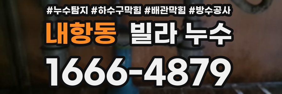 내항동 빌라 누수