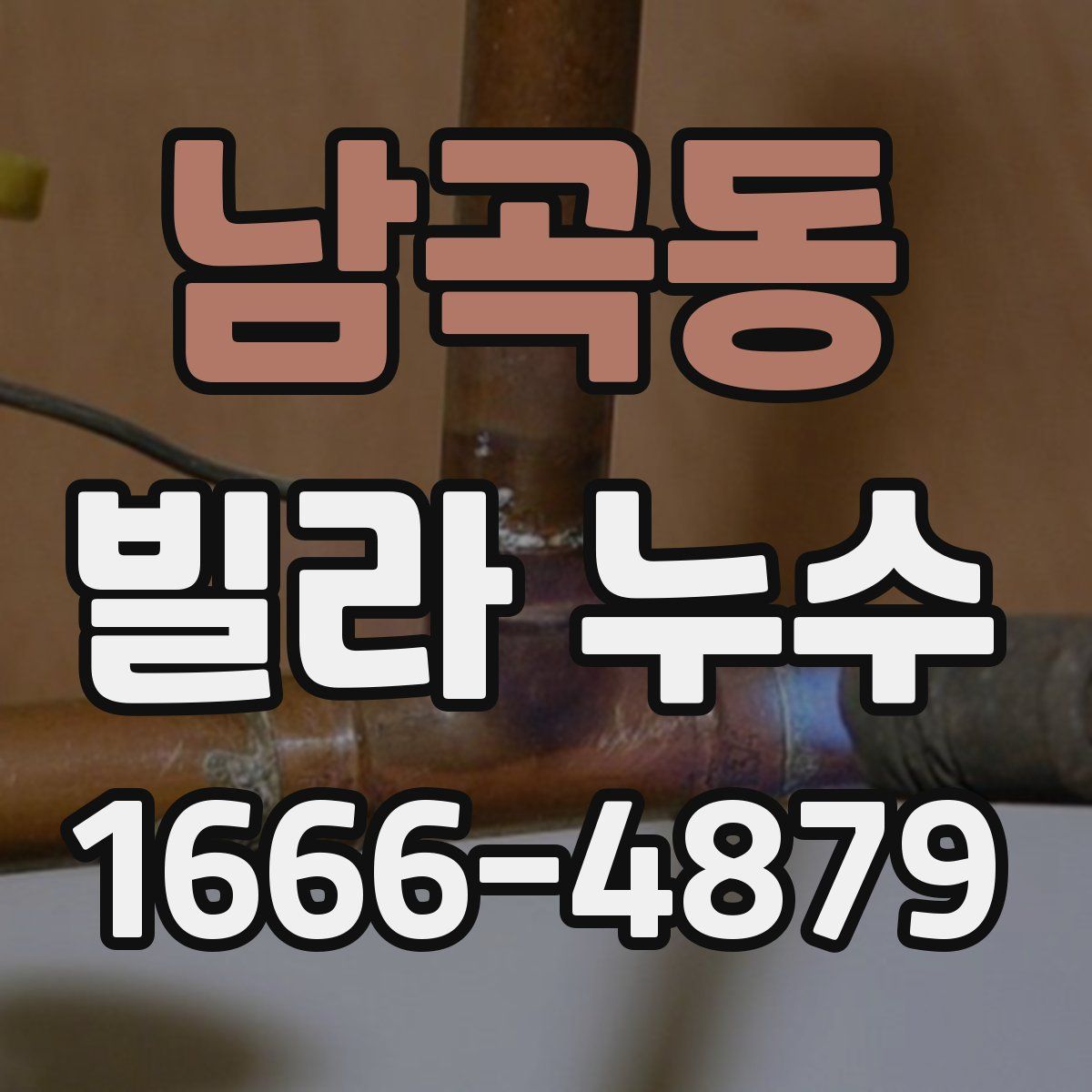 남곡동 빌라 누수