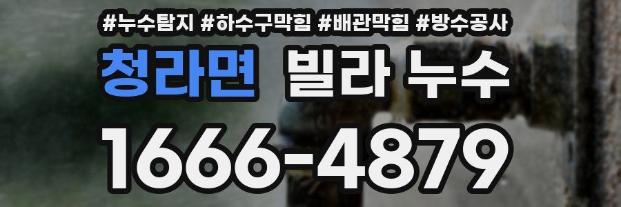 청라면 빌라 누수