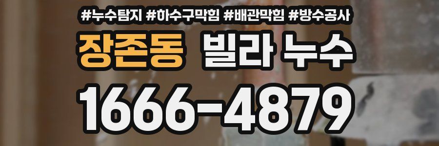 장존동 빌라 누수
