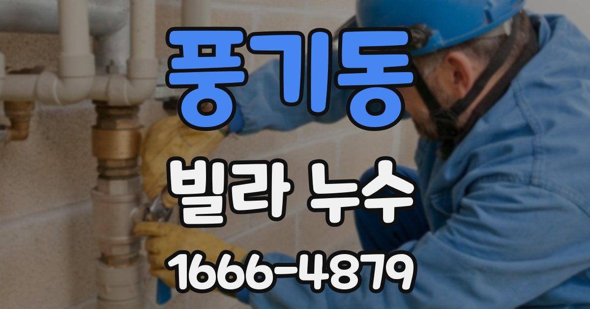 풍기동 빌라 누수