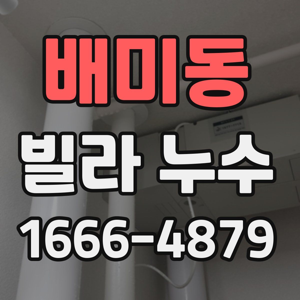배미동 빌라 누수