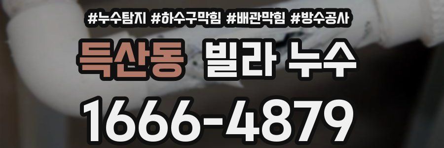 득산동 빌라 누수