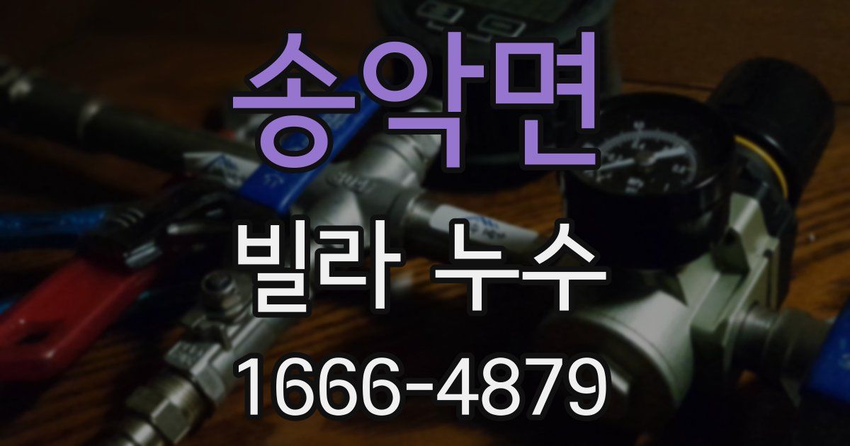 송악면 빌라 누수