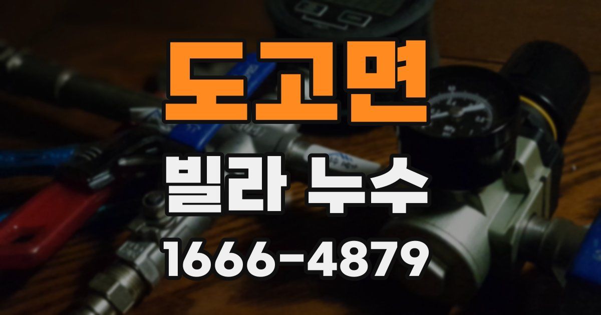 도고면 빌라 누수
