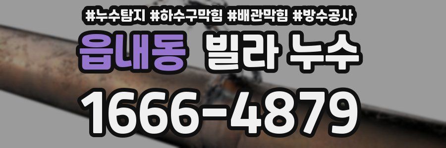 읍내동 빌라 누수
