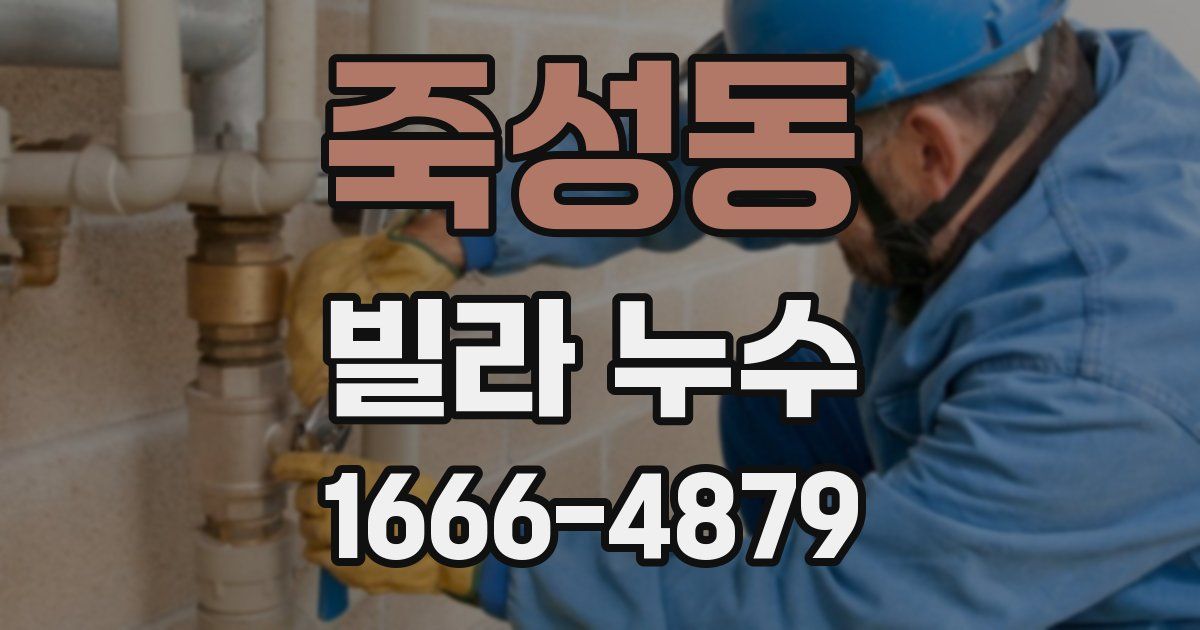 죽성동 빌라 누수