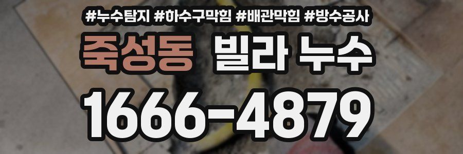 죽성동 빌라 누수