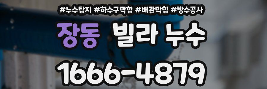 장동 빌라 누수