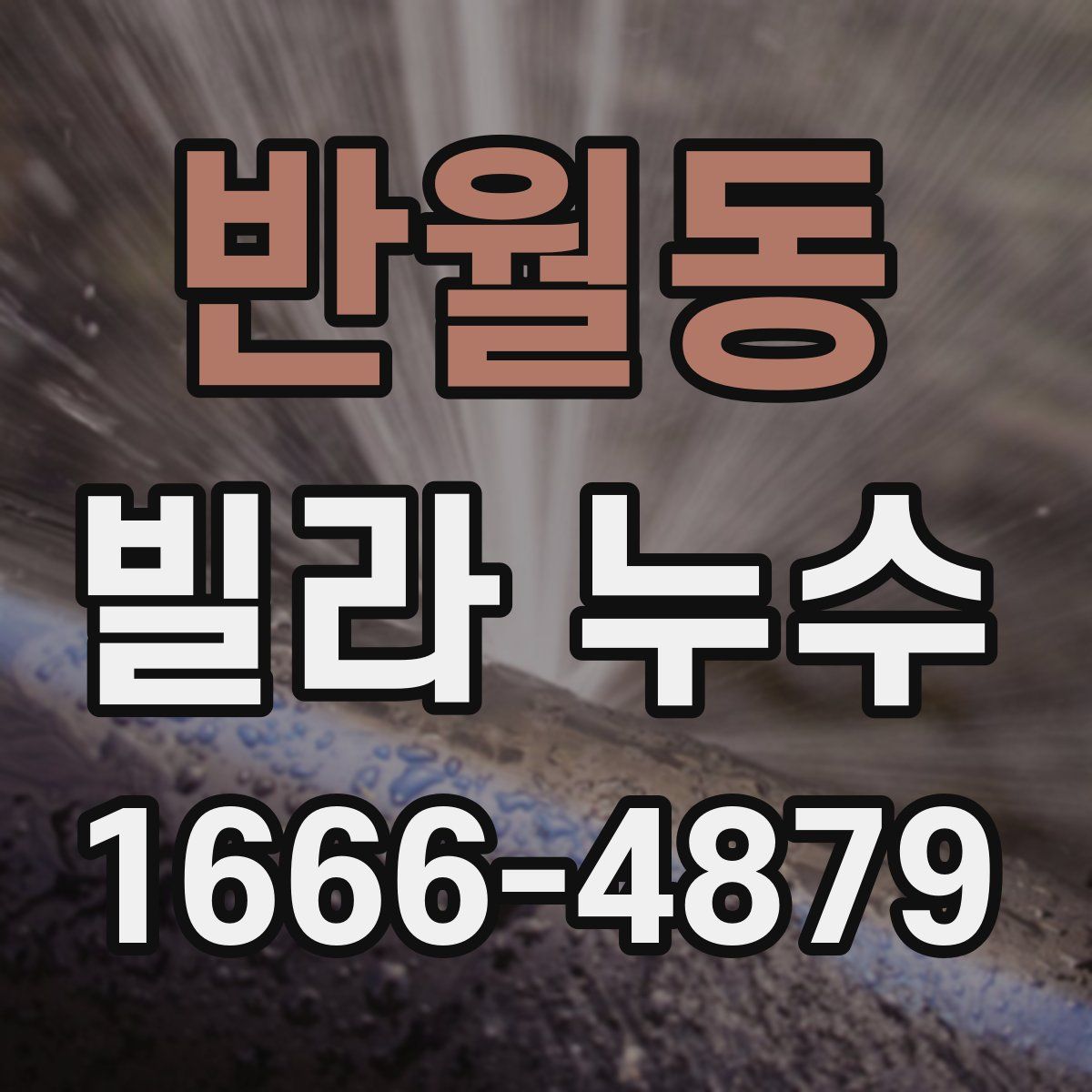 반월동 빌라 누수
