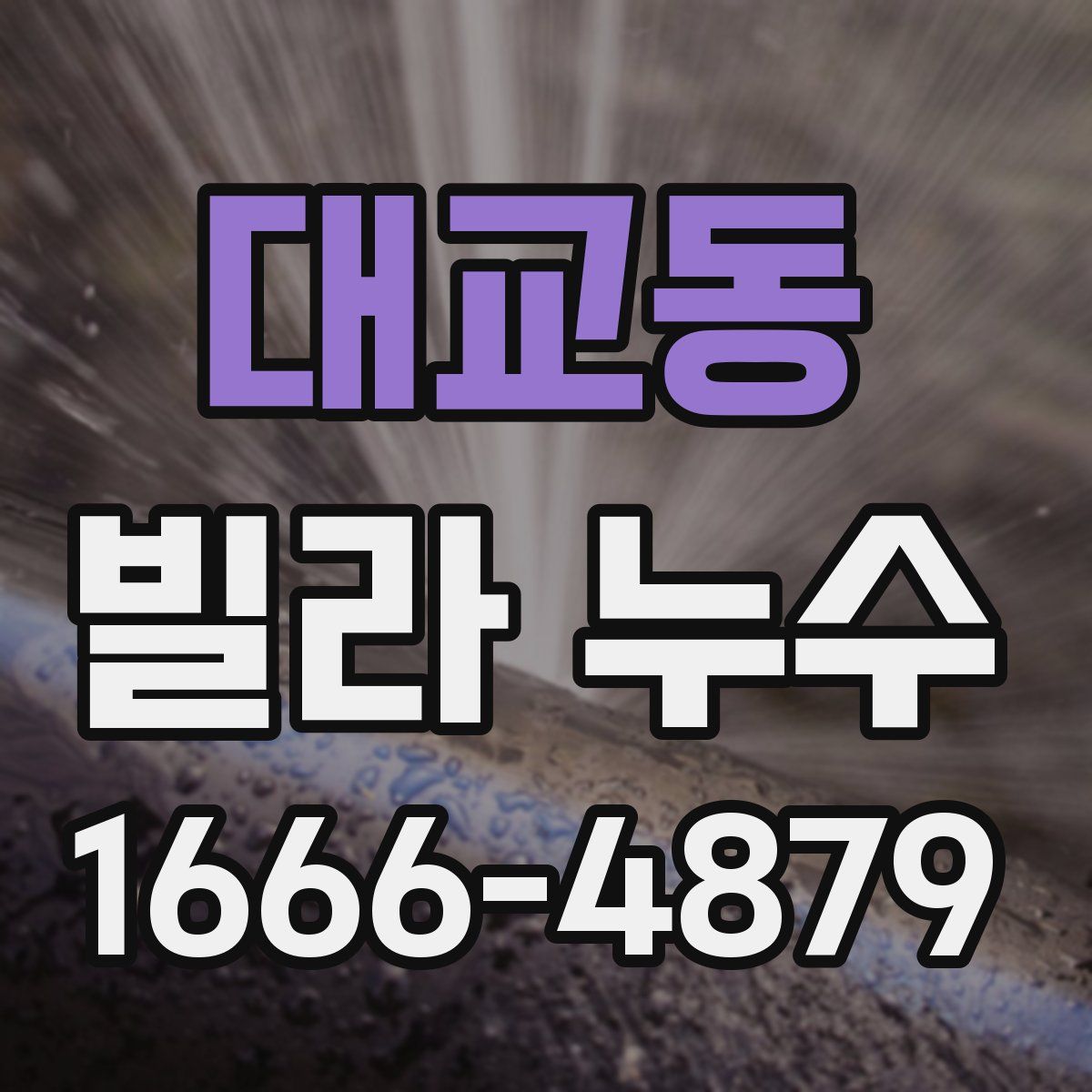 대교동 빌라 누수
