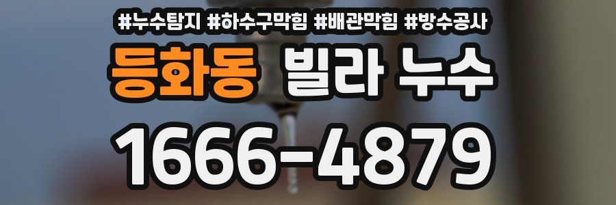 등화동 빌라 누수