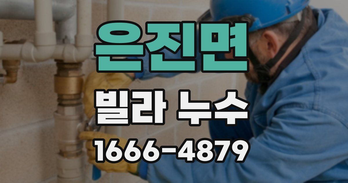 은진면 빌라 누수
