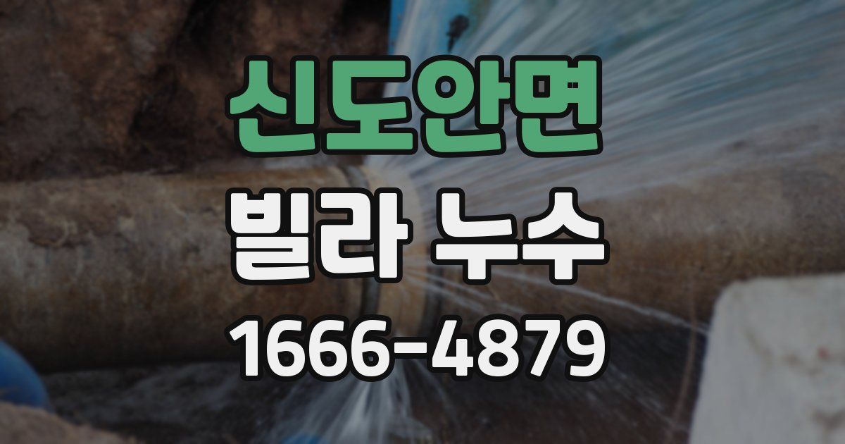 신도안면 빌라 누수