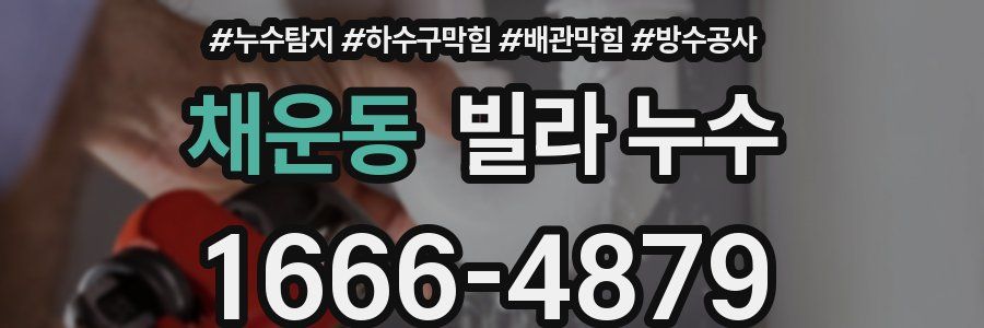 채운동 빌라 누수