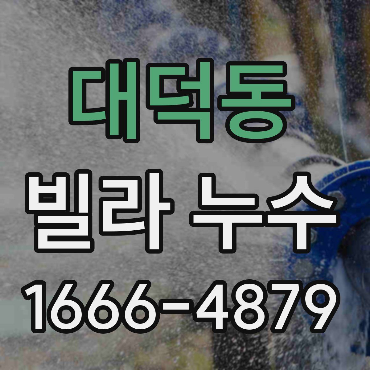 대덕동 빌라 누수