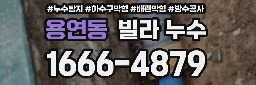 용연동 빌라 누수