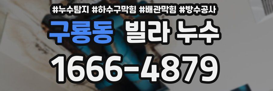 구룡동 빌라 누수