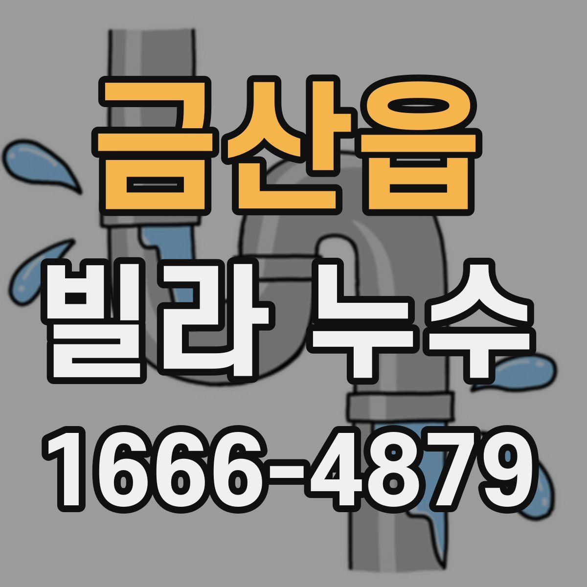 금산읍 빌라 누수