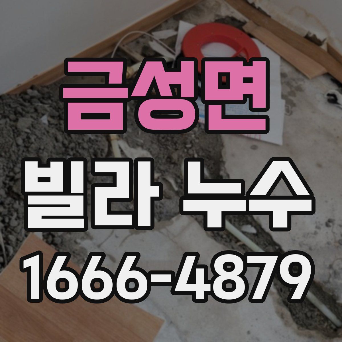 금성면 빌라 누수
