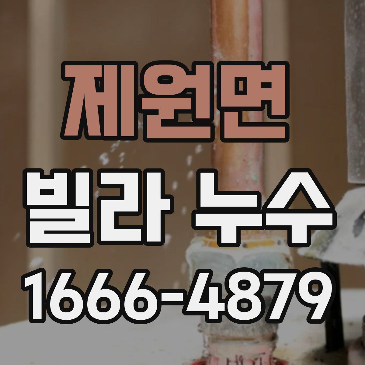 제원면 빌라 누수