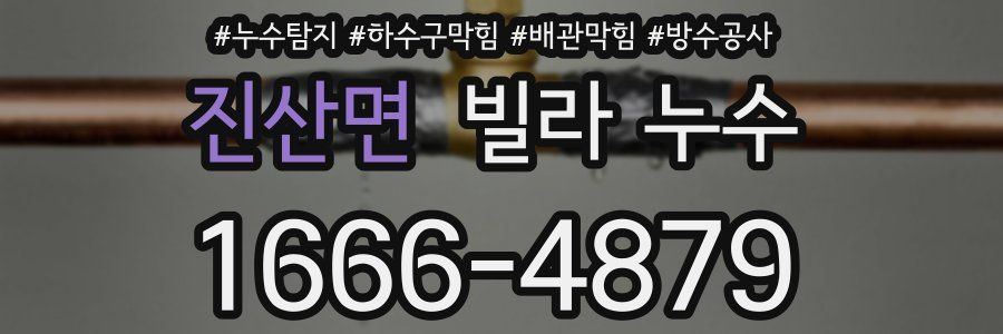 진산면 빌라 누수