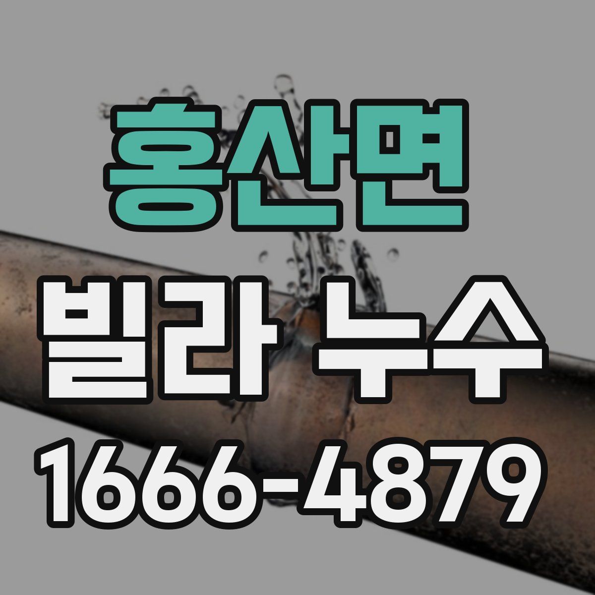 홍산면 빌라 누수