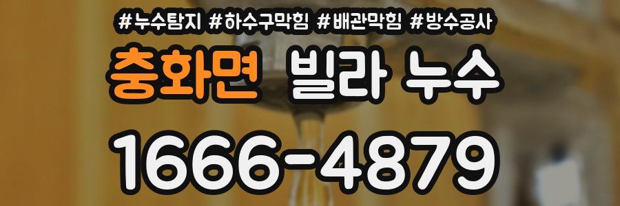 충화면 빌라 누수