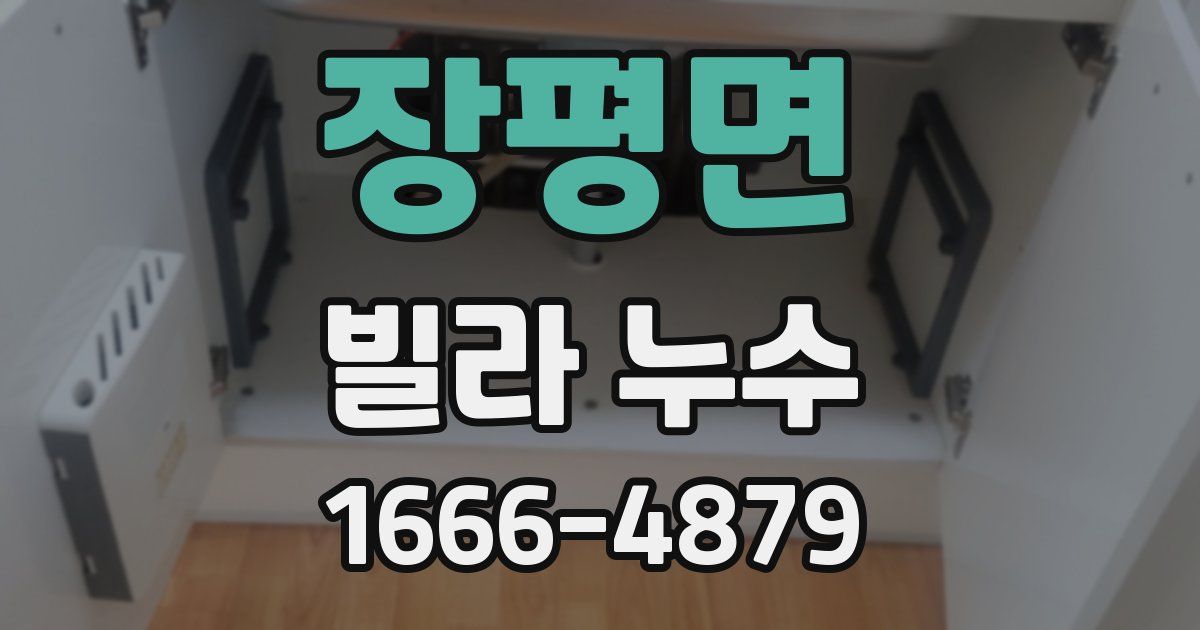 장평면 빌라 누수