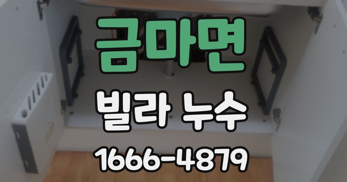 금마면 빌라 누수