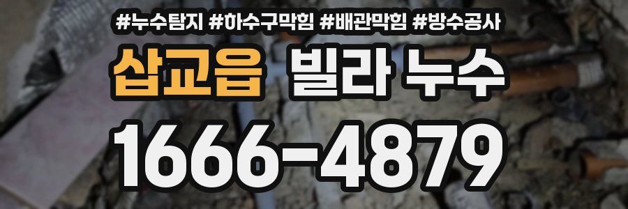 삽교읍 빌라 누수