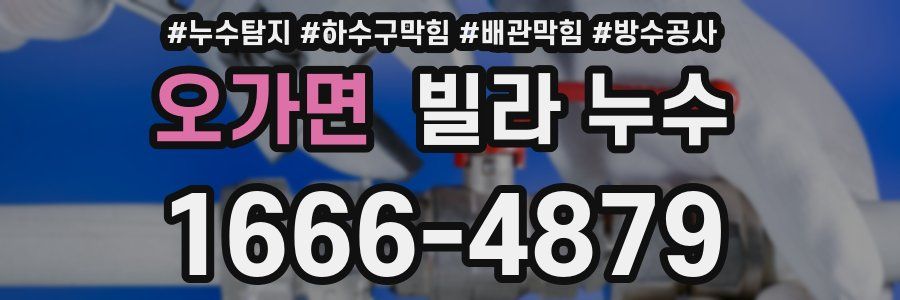 오가면 빌라 누수