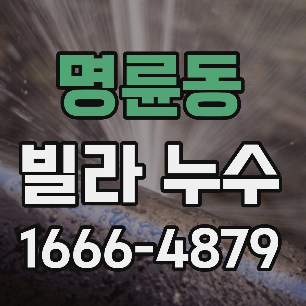 명륜동 빌라 누수