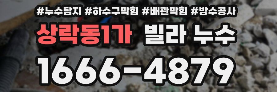 상락동1가 빌라 누수