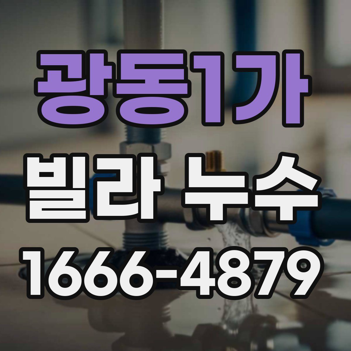 광동1가 빌라 누수