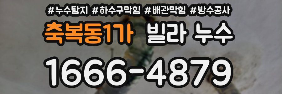 축복동1가 빌라 누수
