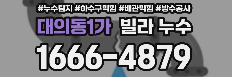 대의동1가 빌라 누수