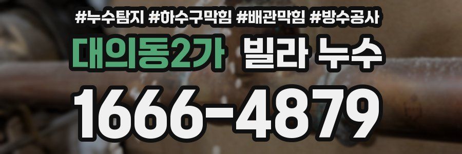 대의동2가 빌라 누수