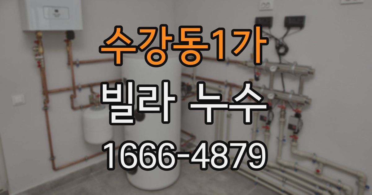 수강동1가 빌라 누수