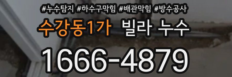 수강동1가 빌라 누수