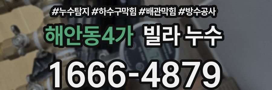 해안동4가 빌라 누수