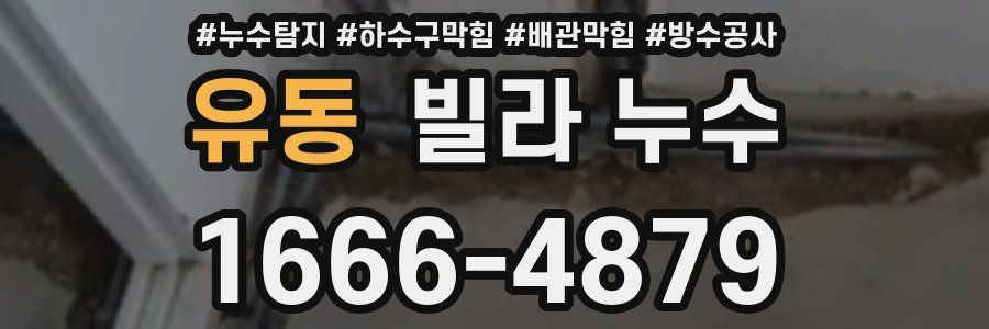 유동 빌라 누수