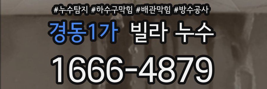 경동1가 빌라 누수