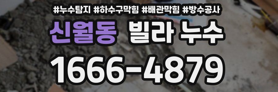 신월동 빌라 누수