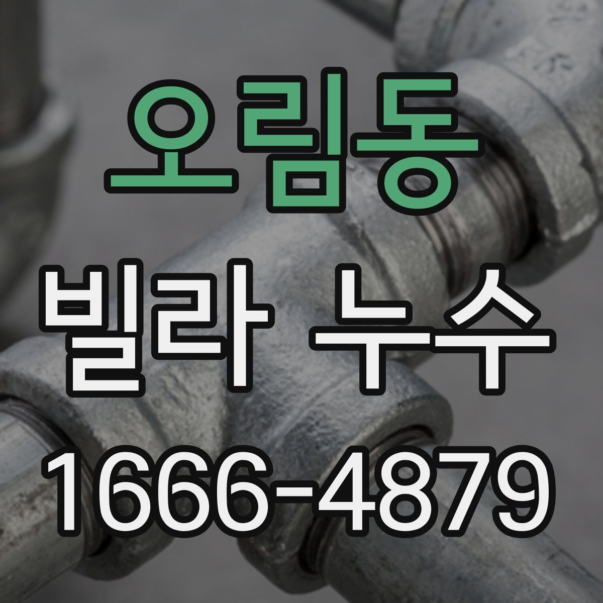 오림동 빌라 누수