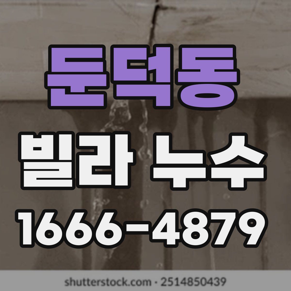 둔덕동 빌라 누수