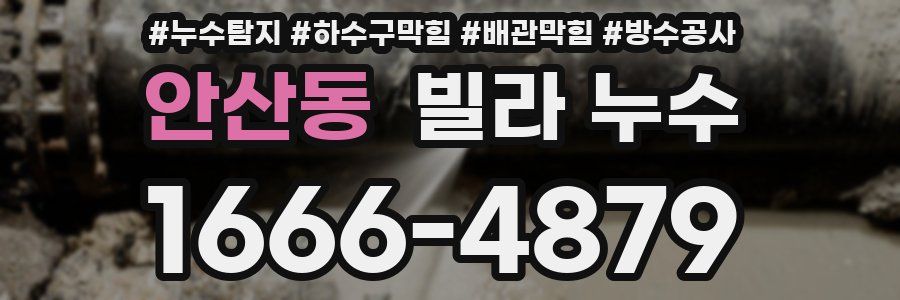 안산동 빌라 누수