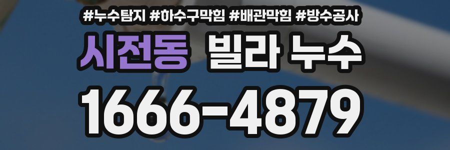 시전동 빌라 누수