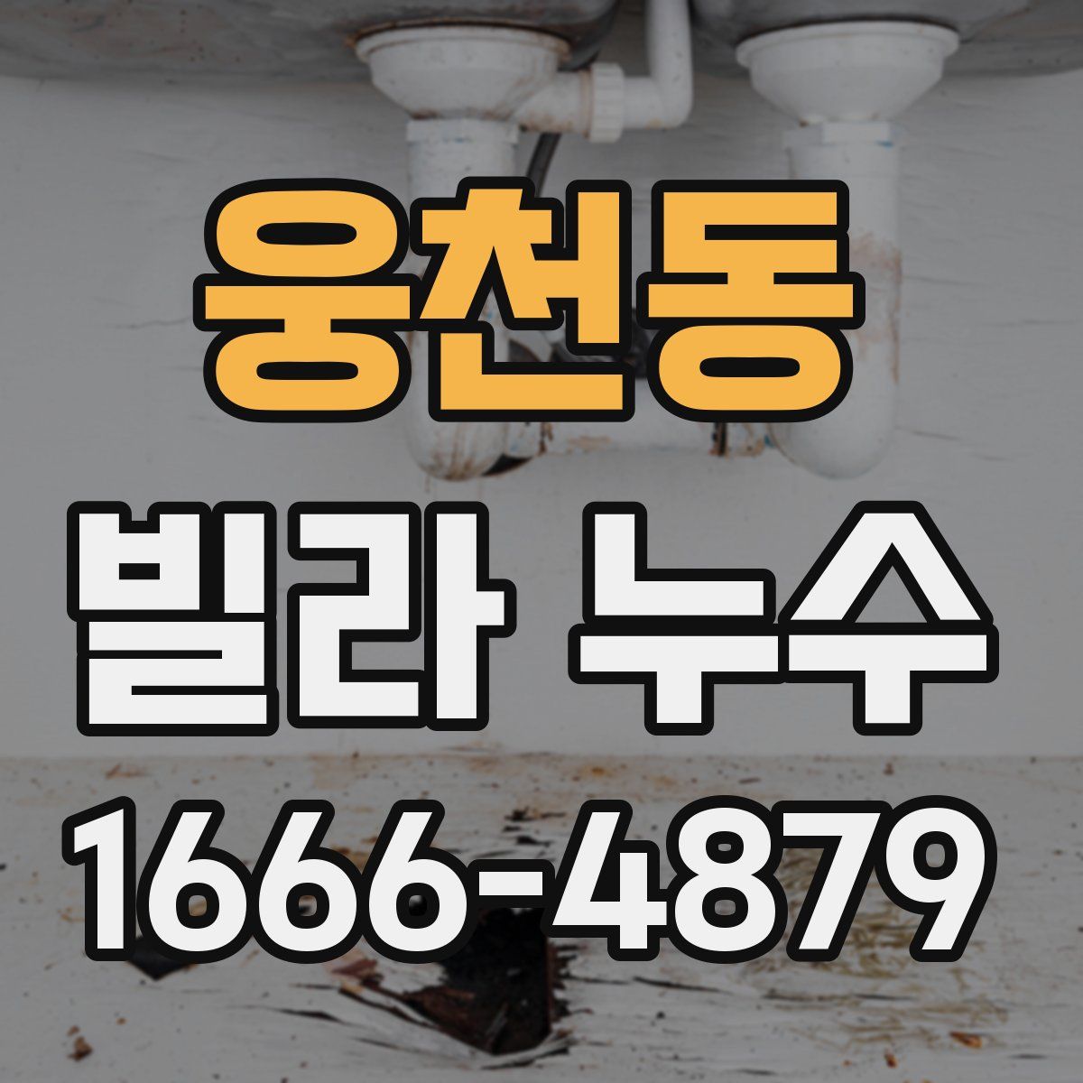 웅천동 빌라 누수